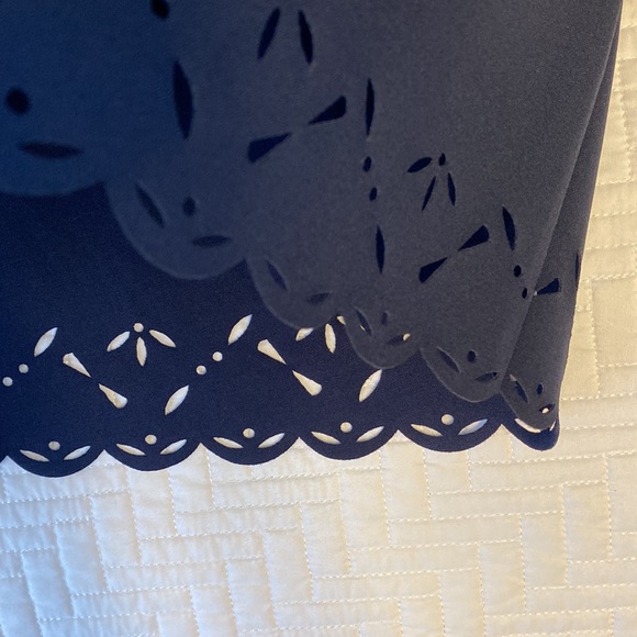 J Crew navy scalloped shift dress - Picture 5 of 10